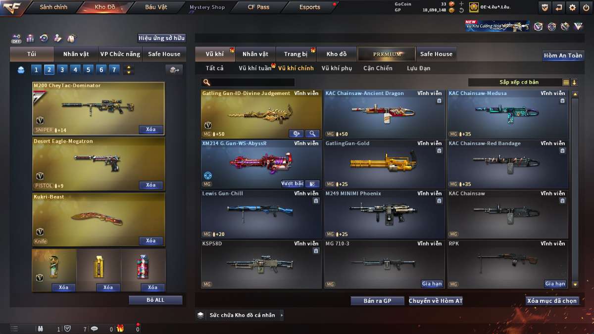 shop acc cf uy tin gia re